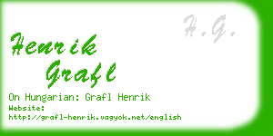 henrik grafl business card